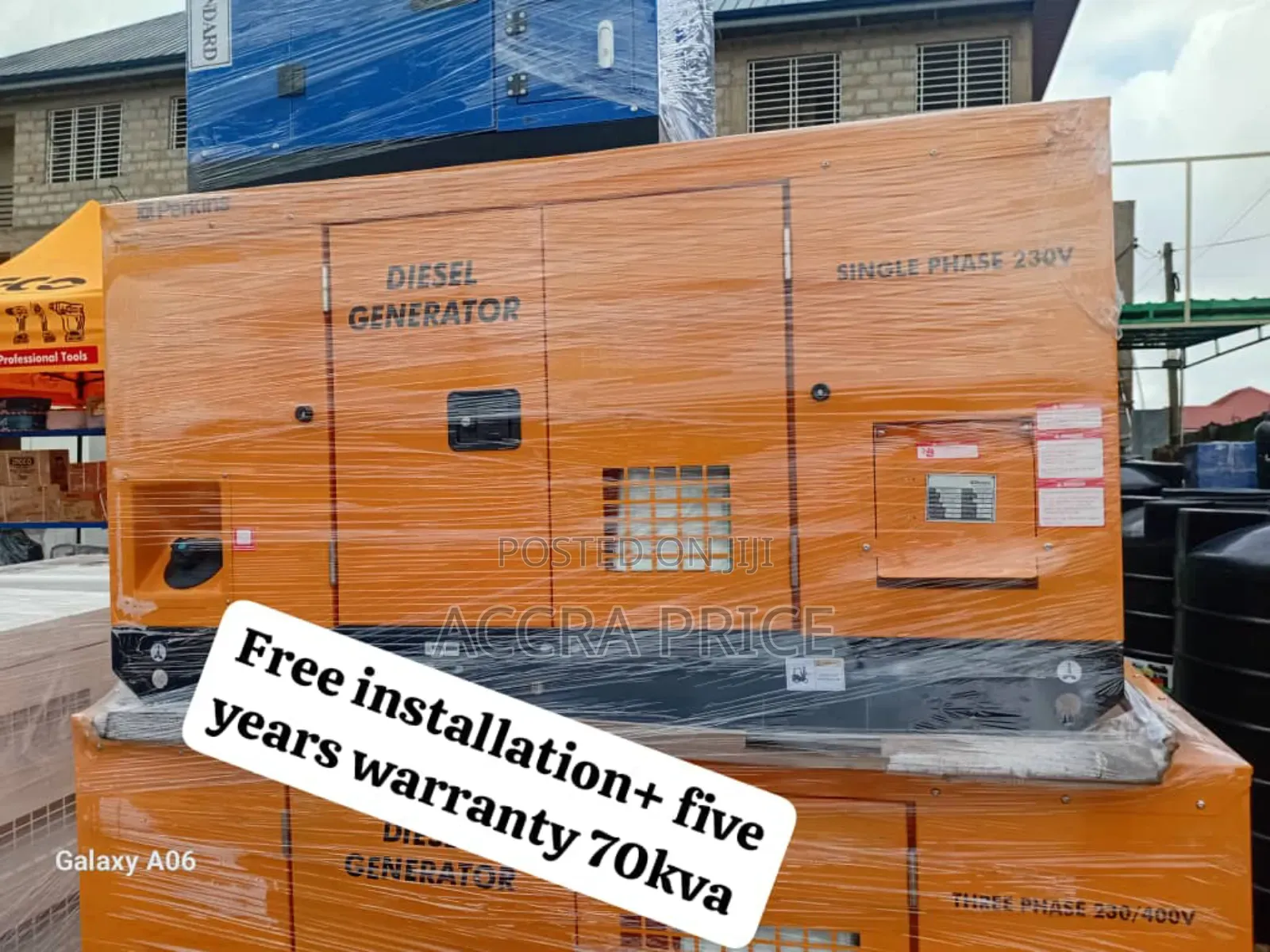 Free Installation of Generator 70kva Diesel Perkins Uk Made