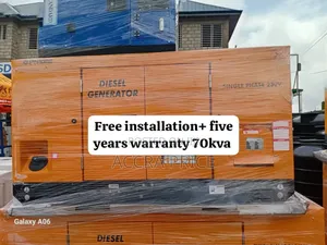 No Complaints Perkins Diesel Generator Rated 70kva 60kw