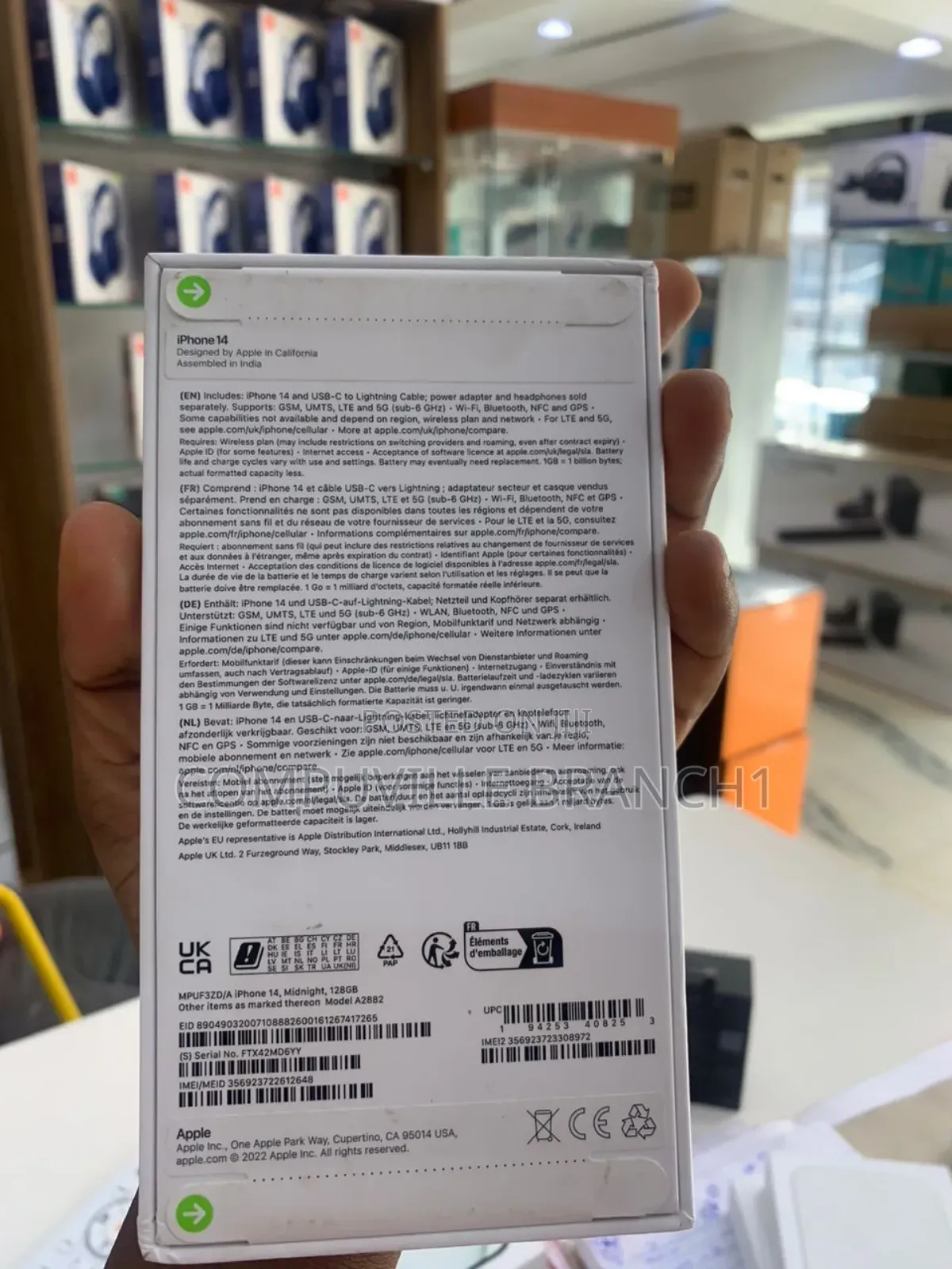 New Apple iPhone 14 128 GB Black