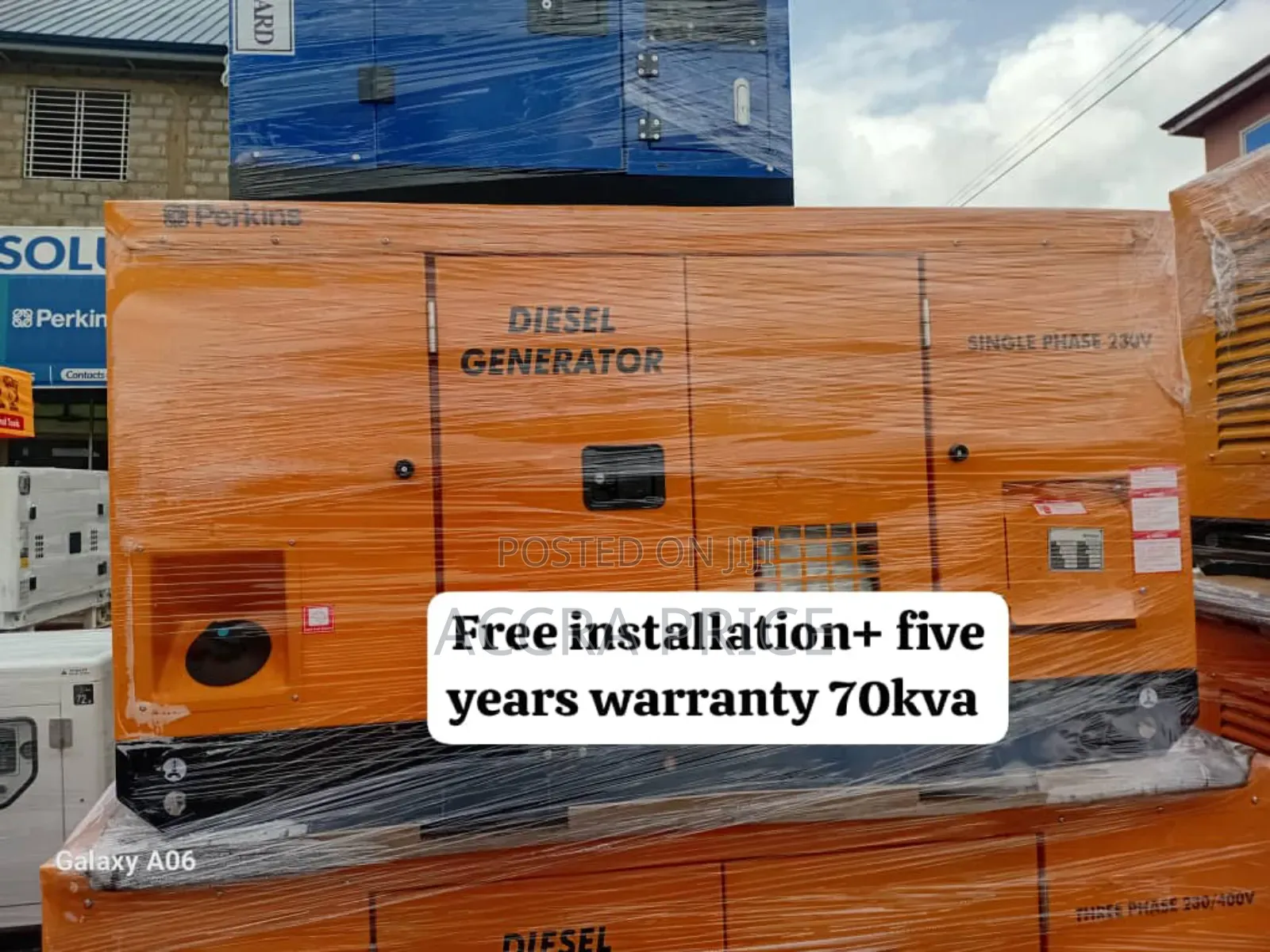 Pinnacle Power Machines 70kva Perkins Diesel Genset 100kw