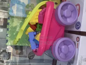Mega Bloks Scooping Wagon With Building Blocks 125+ PCS