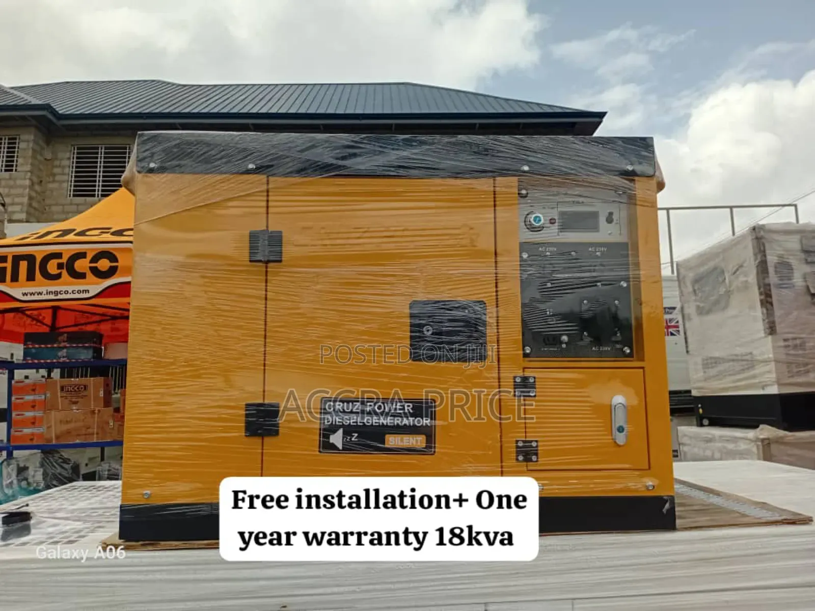 Free Installation of Generator 18kva Diesel Cruz Power Gen