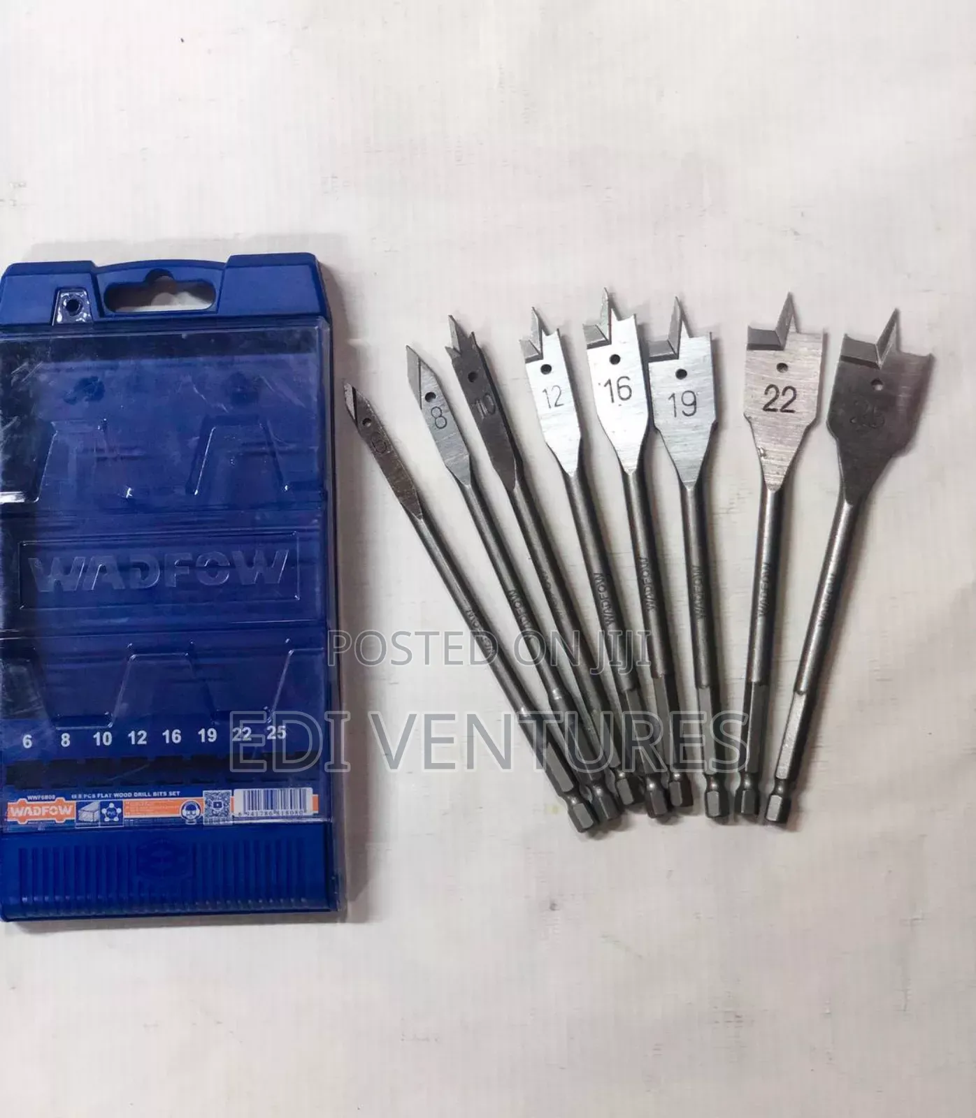 8 Pieces Flat Wood Drill Bits