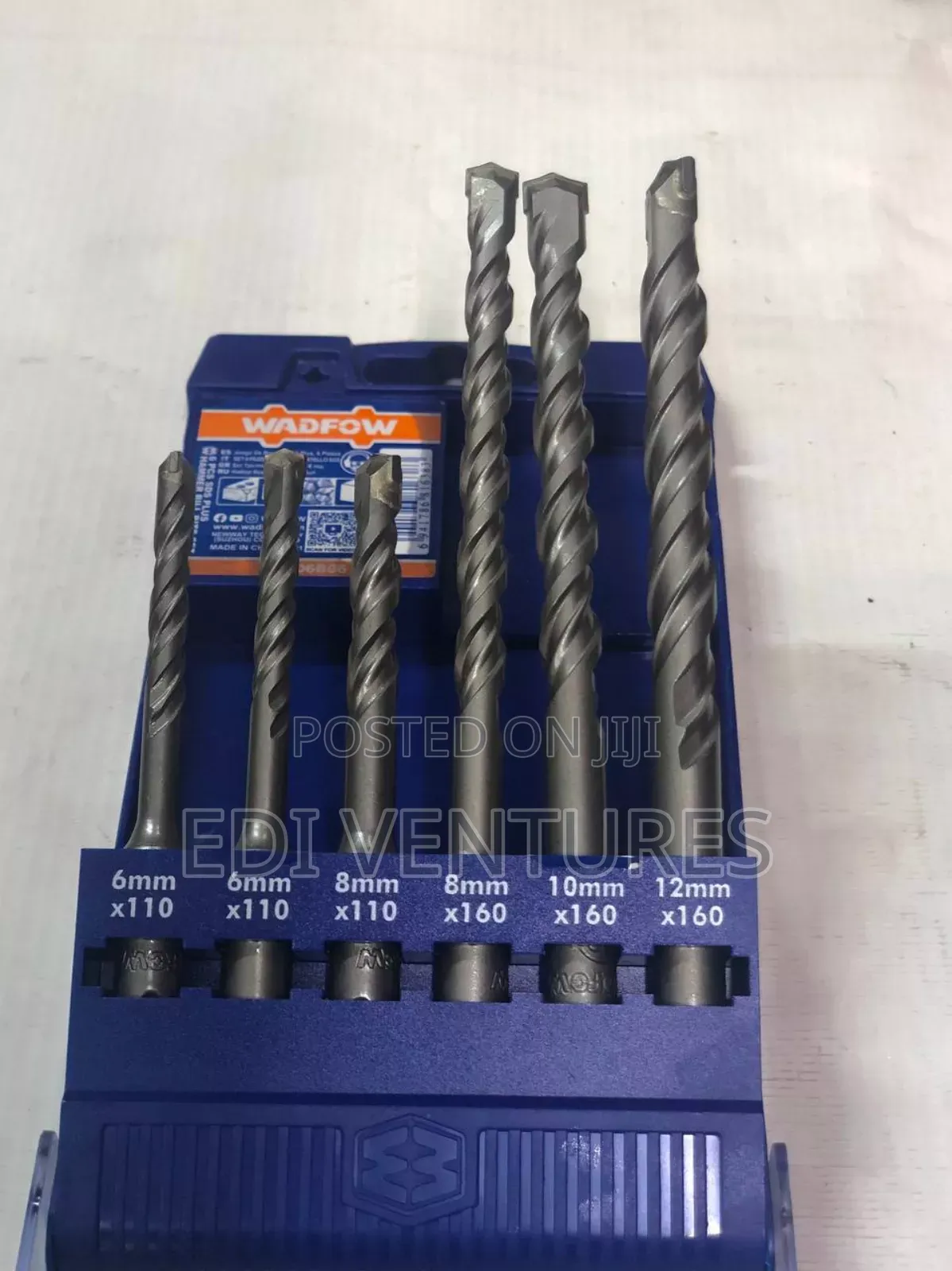 Wadfow 6 Pieces SDS Hammer Dril Bits Set