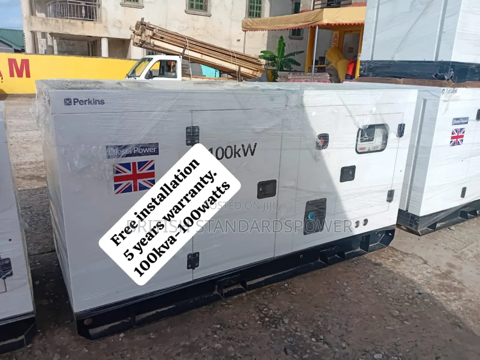 100% Pure Copper Motor 100kva Silent Diesel Generator