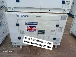 No Complaints Perkins Diesel Generator Rated 20kva 18kw