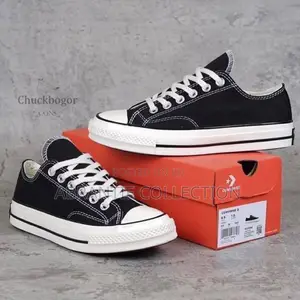 Photo - Classy Unisex Converse Sneaker Black/White