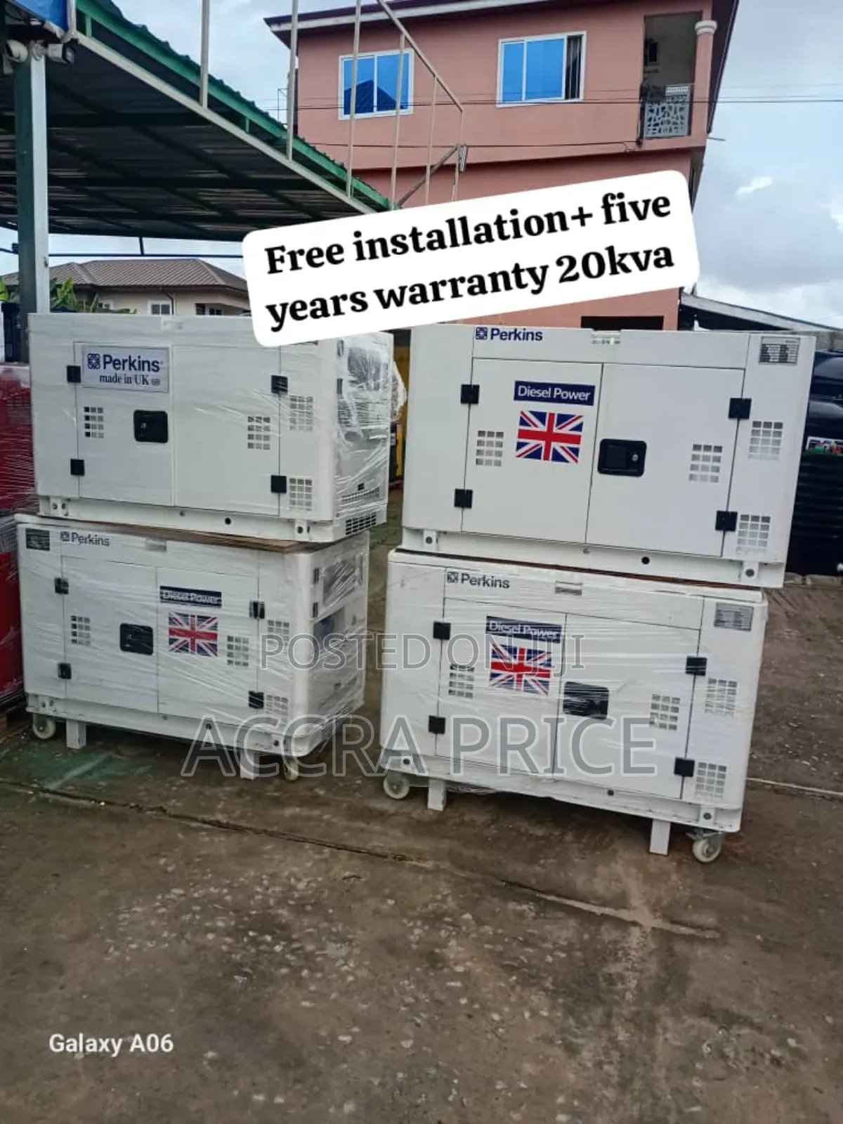 Pinnacle Power Machines 200kva Perkins Diesel Genset 18kw