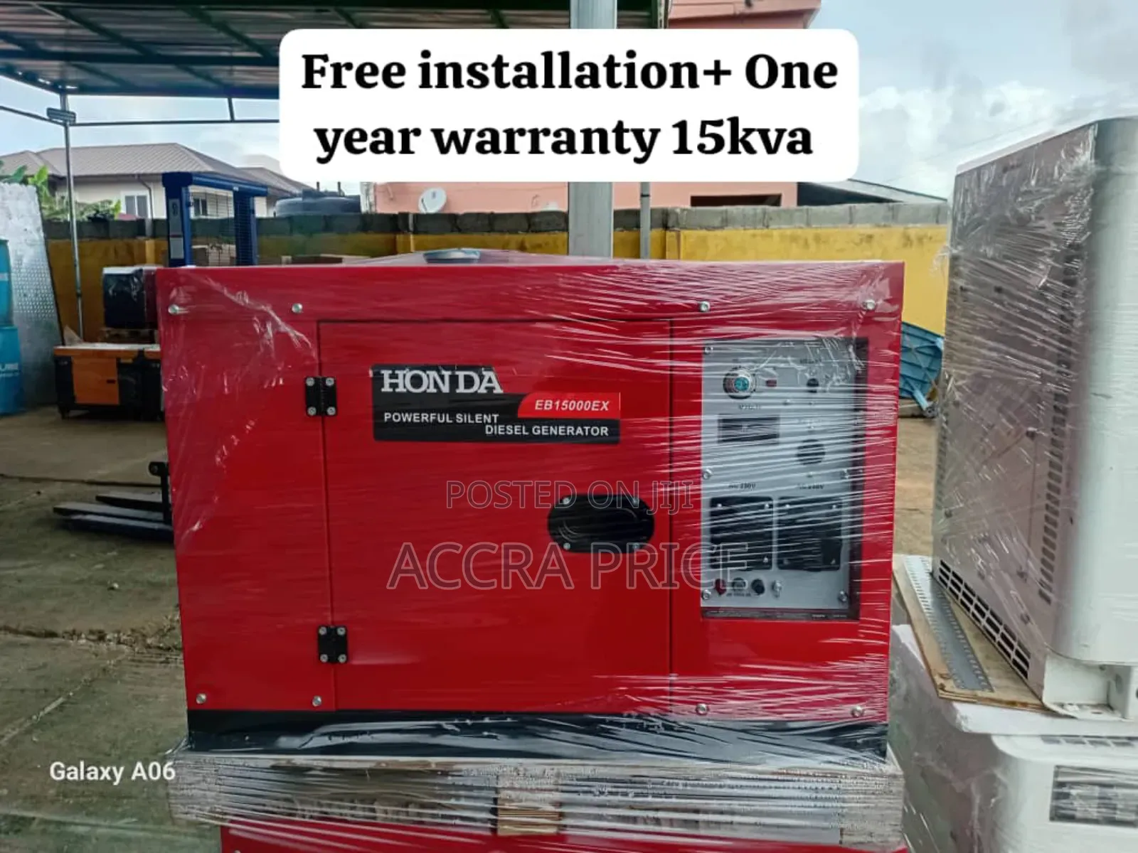 Free Installation of Generator 15kva Diesel Honda Japan Made