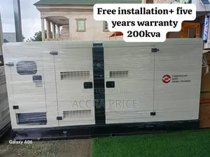 No Complaints Perkins Diesel Generator Rated 200kva 200kw