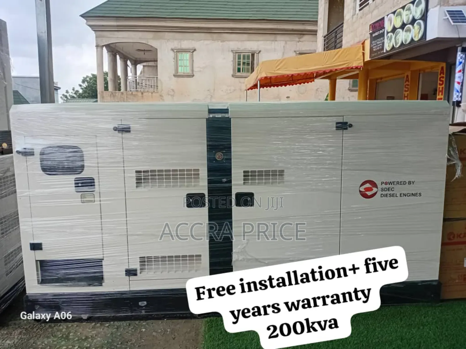 Power All Day Generator 200kva Perkins Diesel Bearable Noise