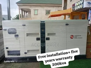 Power All Day Generator 200kva Perkins Diesel Bearable Noise