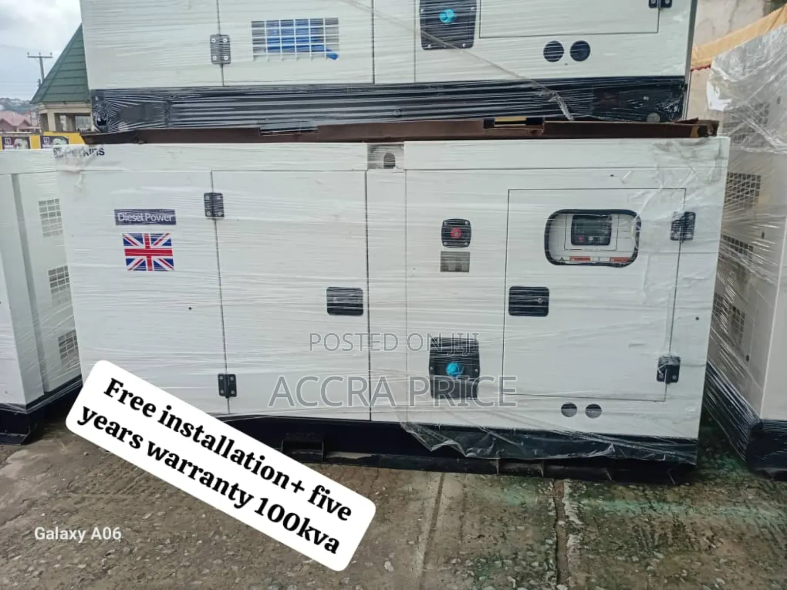 Free Installation of Generator 100kva Diesel Perkins Uk Made
