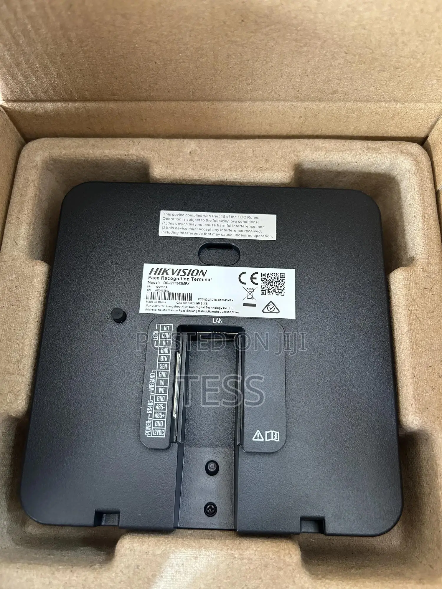 Hikvision Value Series Face Access Terminal Ds-k1t343mfx