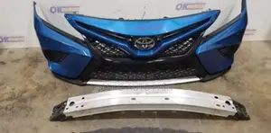 Toyota Camry Front Bumper Assembly Blue Xse With Grilles
