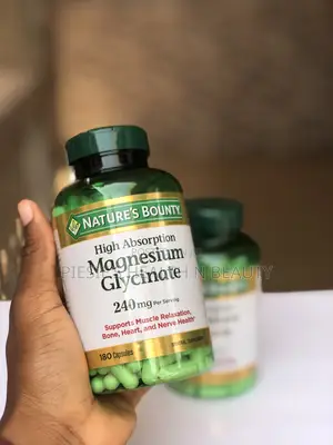 Nature’S Bounty Magnesium Glycinate 240 Mg, 180 Capsules