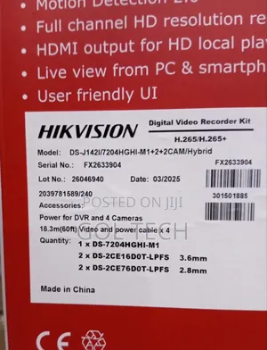 Hikvision 4ch Complete Kit Smart Hybrid Light With Audio
