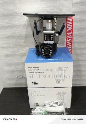 Wirelsss Solar Powered 4mp Wifi CCTV Camera