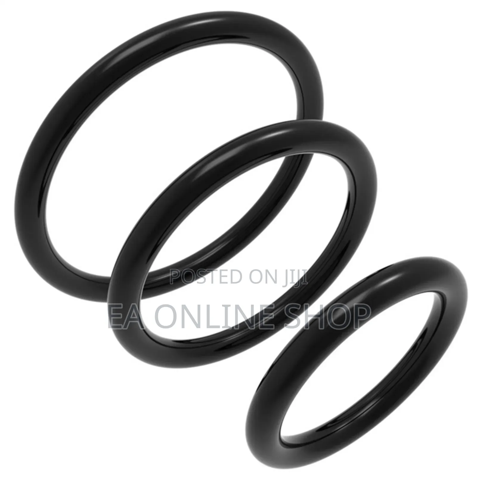 3pieces Set Different Sizes Silicone Dick Penis Ring for Men