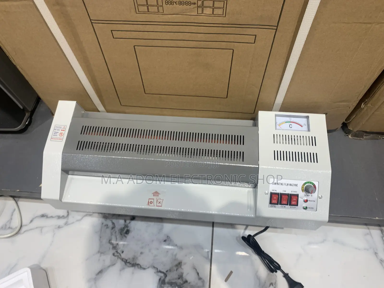 White Color A4 Laminating Machine