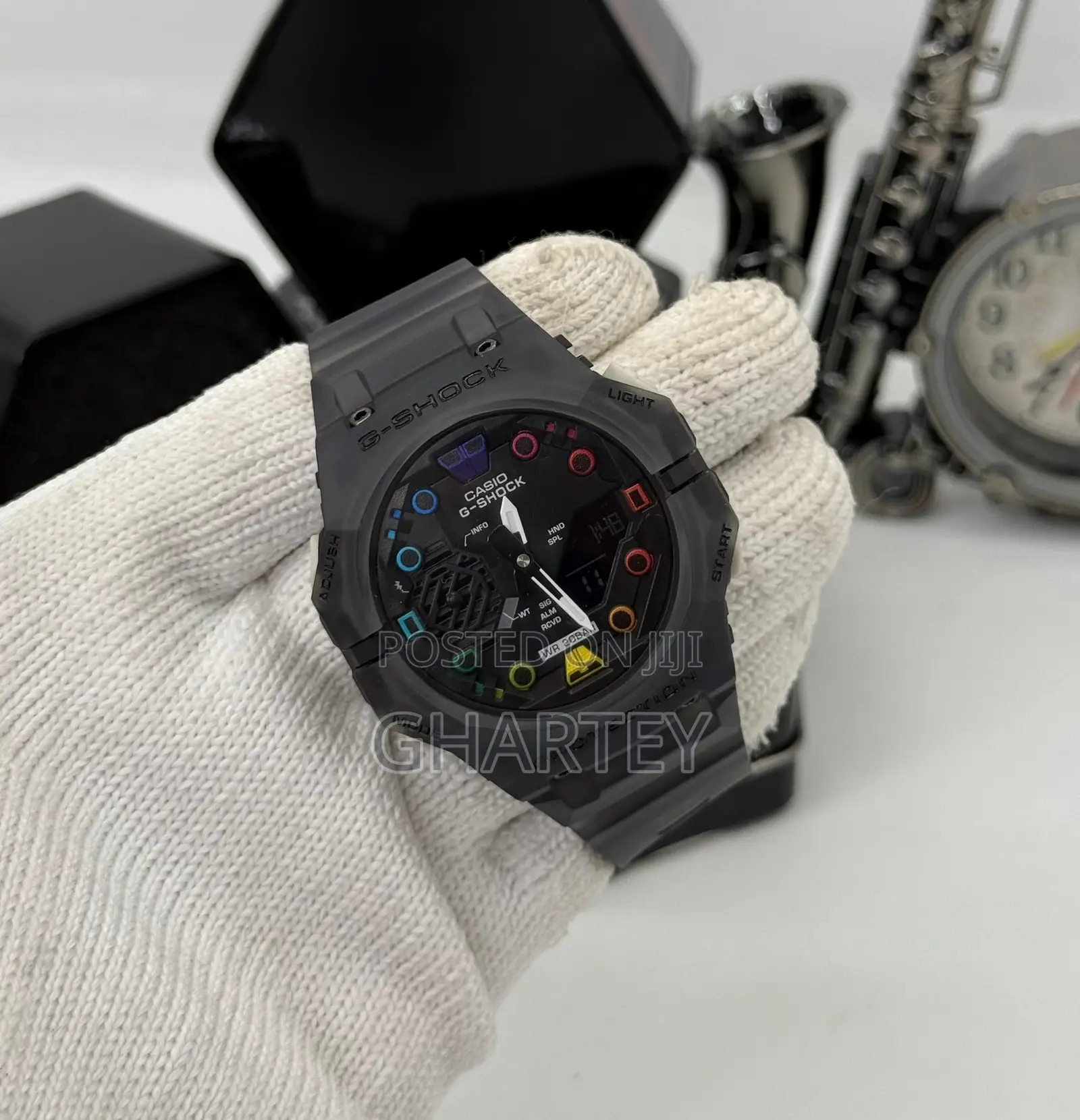 Gshock Sports Dual Time Display In All Black