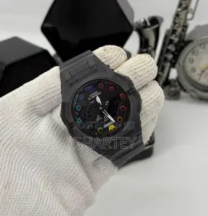 Gshock Sports Dual Time Display In All Black