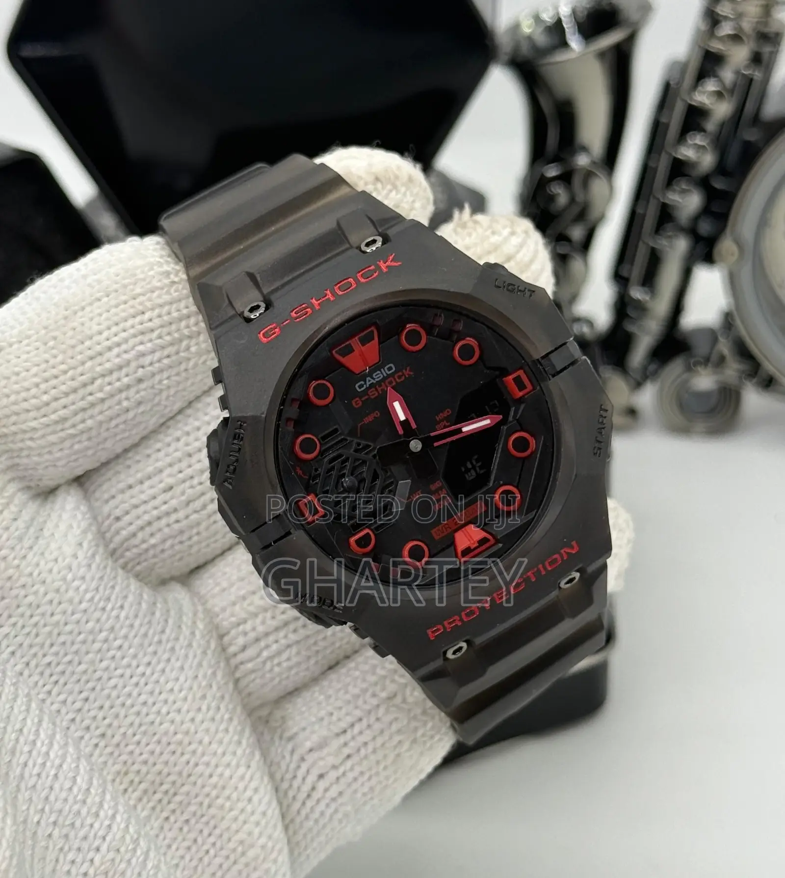 Gshock Sports Dual Time Display In All Black