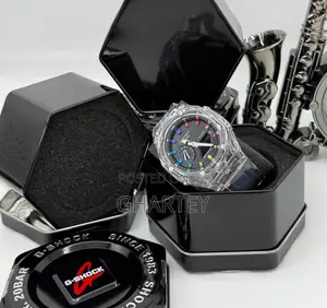 Gshock Two Time Display Sports Watch - White