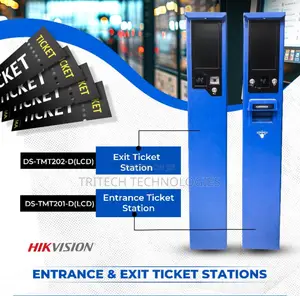 Hikvision Ds-Tmt201 and 2-D Entrance and Exit Ticket Station