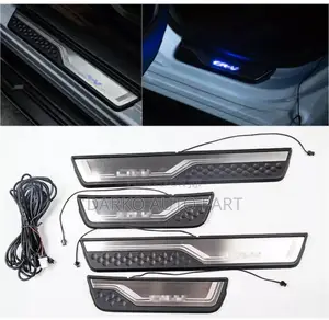 Door Sill Scuff Plate for Honda Cr-v 2017-2021 W/Led Light