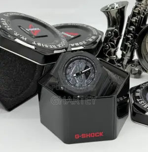 Gshock Digital Analog Rubber Strap Watch - Black Other