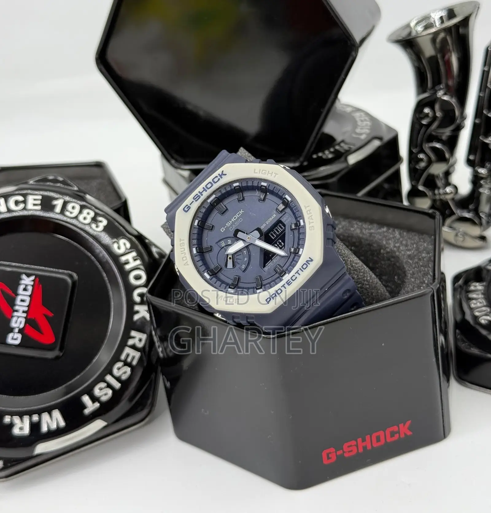 Luxury Unisex Gshock Dual Time Wristwatch