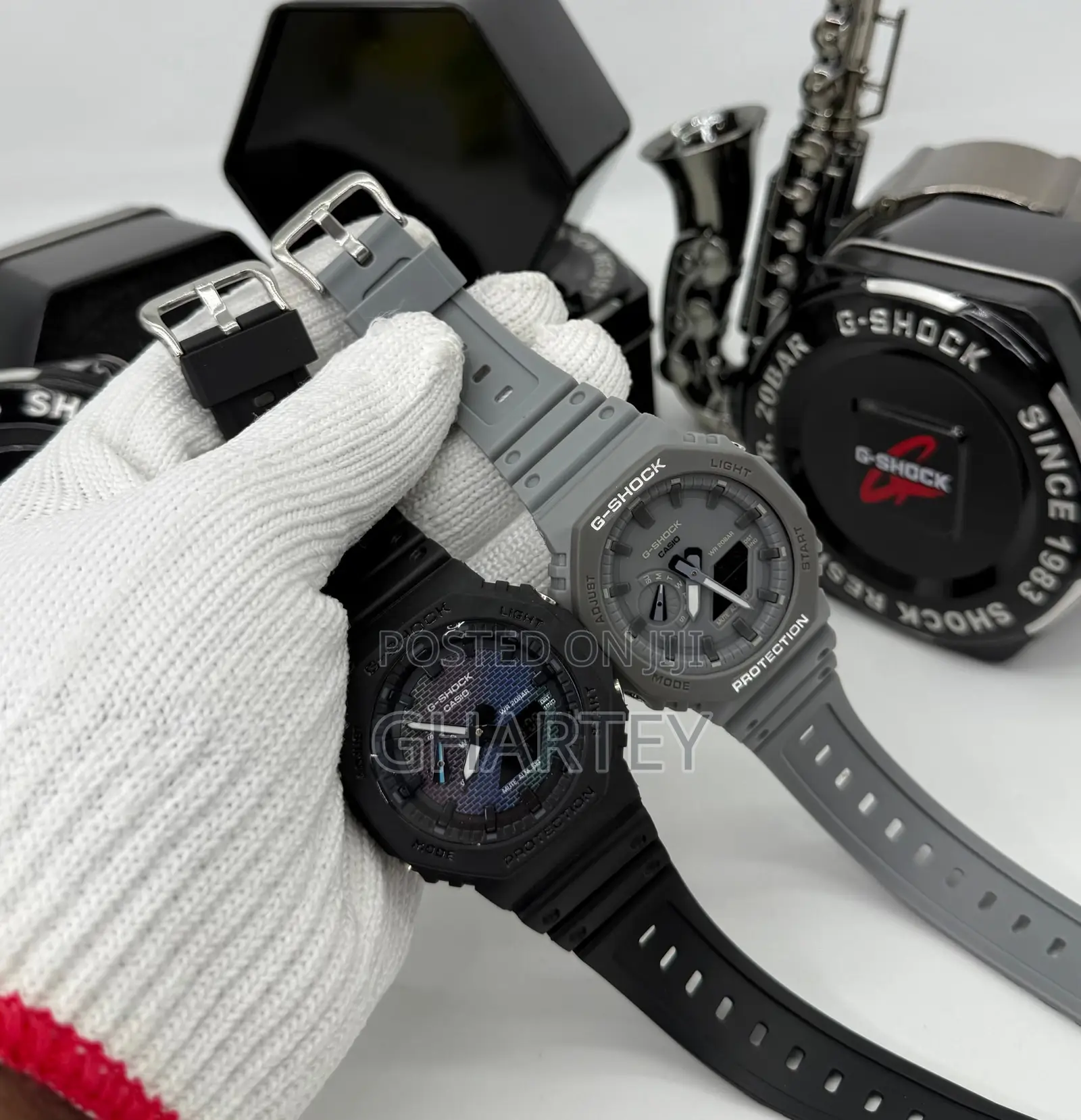 Luxury Unisex Gshock Dual Time Wristwatch