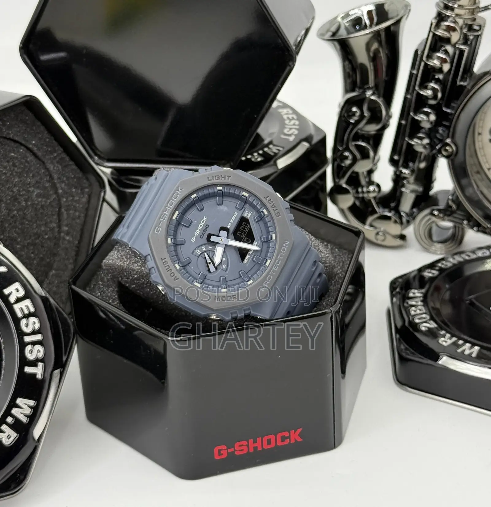Luxury Unisex Gshock Dual Time Wristwatch