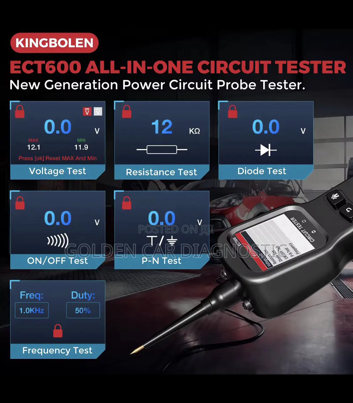 Kingbelon Ect600 Power Circuit Probe With Breaker Finder