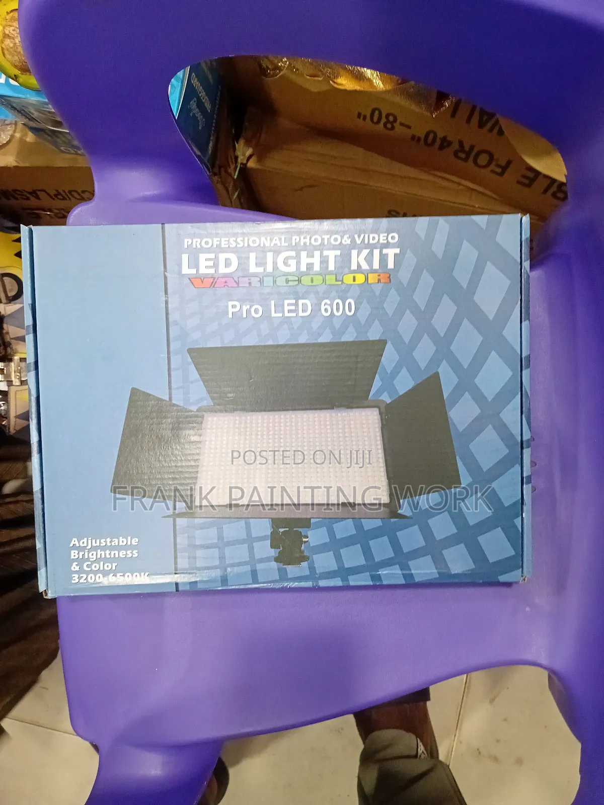 Pro 600 Led Light Kit for Photo and Video Shoot