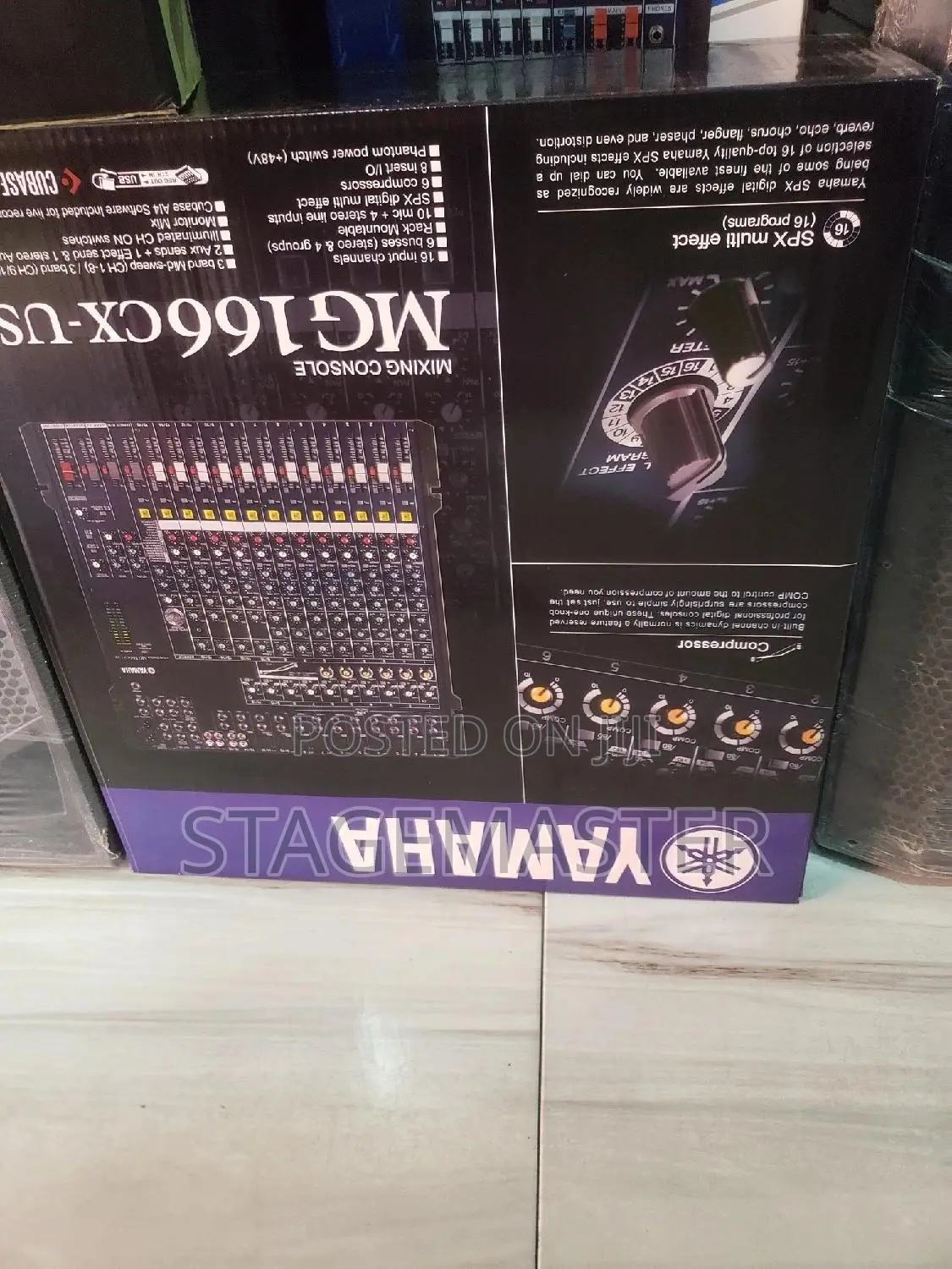 Yamaha Mg 16 Console Mixer. (Adaptor Type)