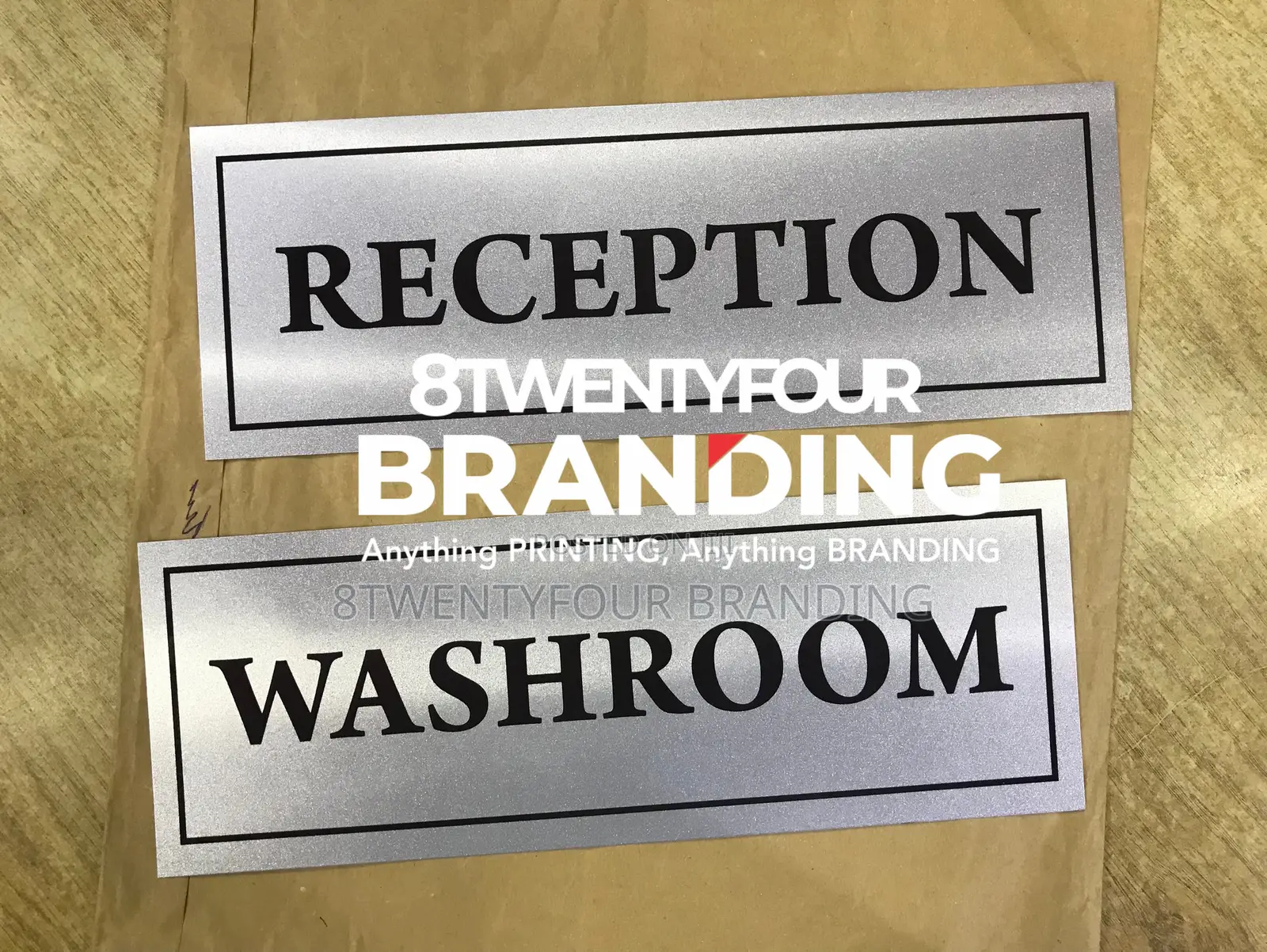 Labels for Doors 2x10 Inches (Moq: 20pcs)