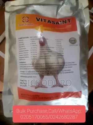 Poultry Anticoccidial and Vitamins Supplements.