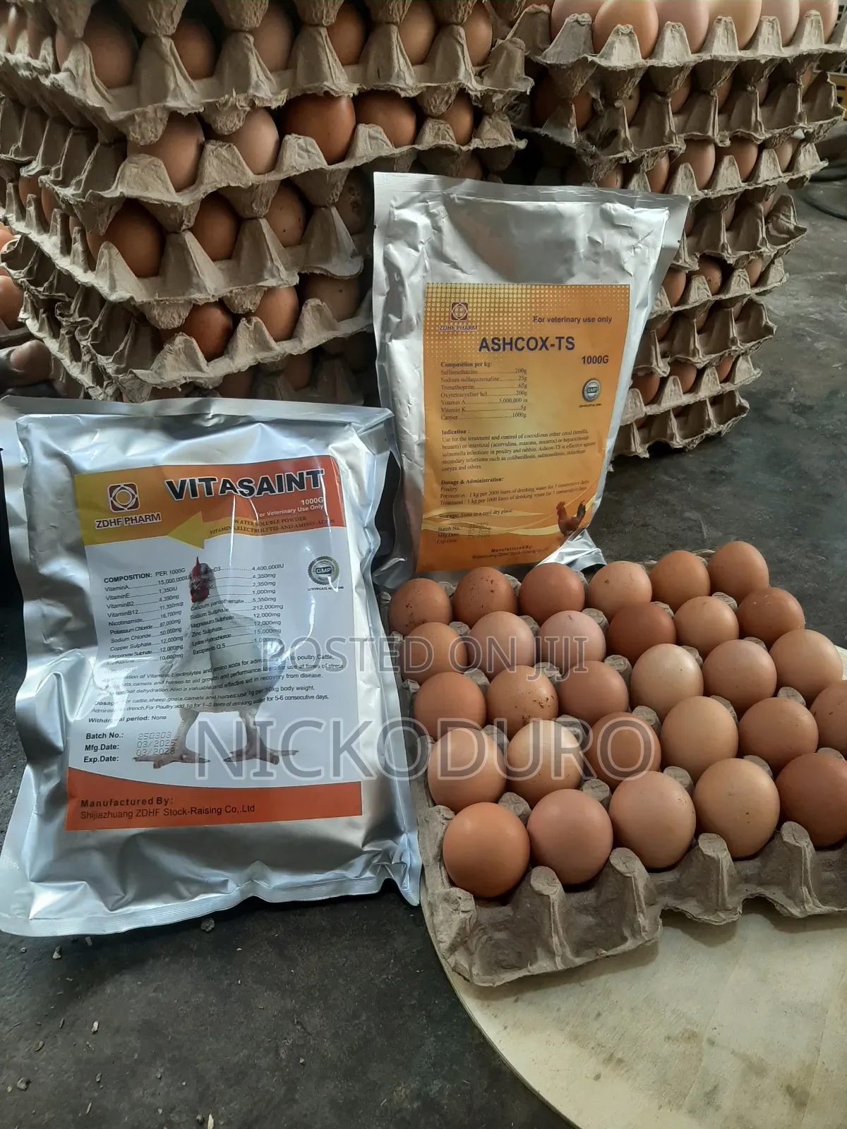 Poultry Anticoccidial and Vitamins Supplements.