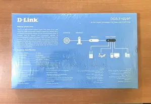 26 Port Gigabit Unmanaged Poe Switch 2 SFP Ports- DGS-F1024p