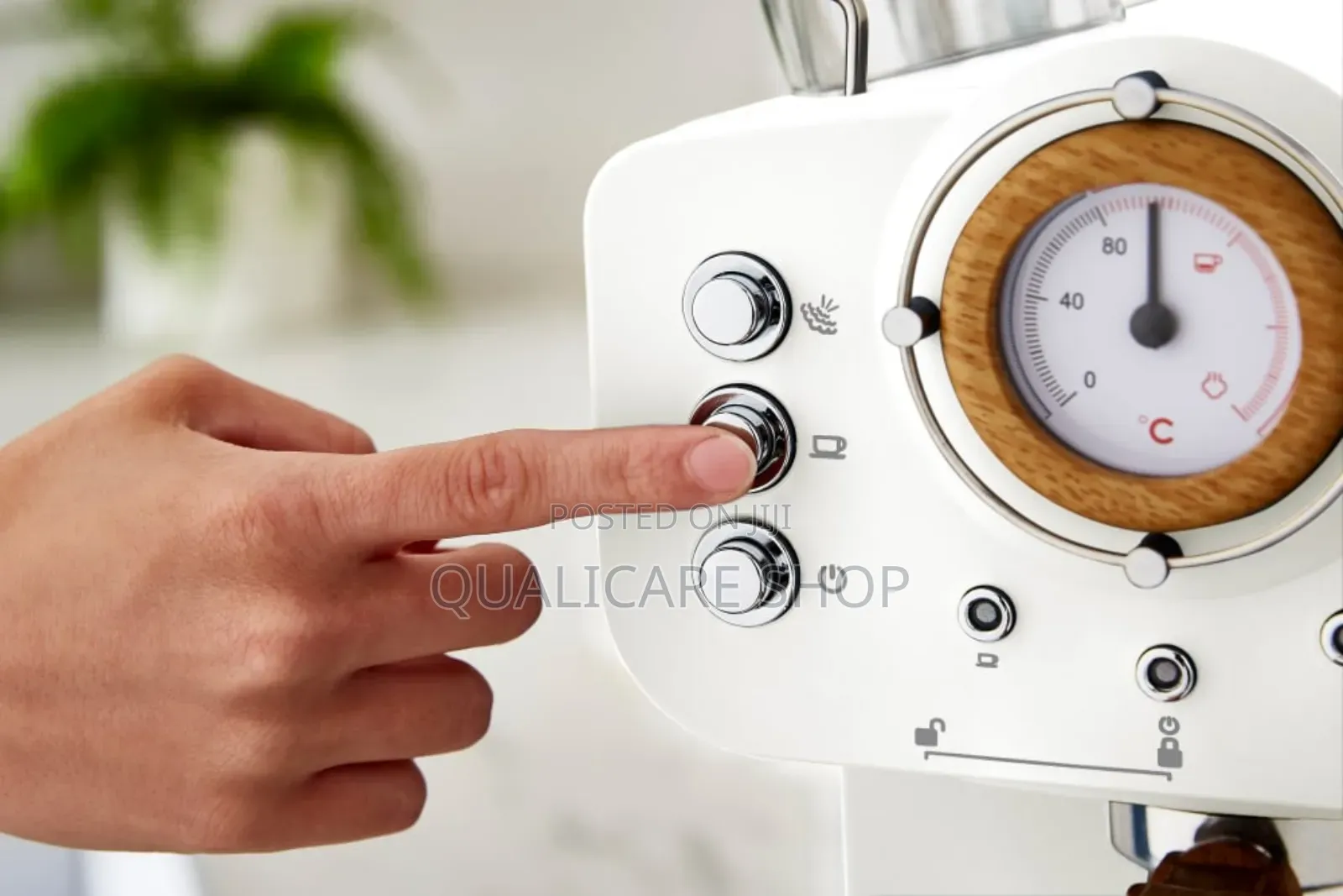 Swan Nordic Pump Espresso Coffee Machine (Cotton White)