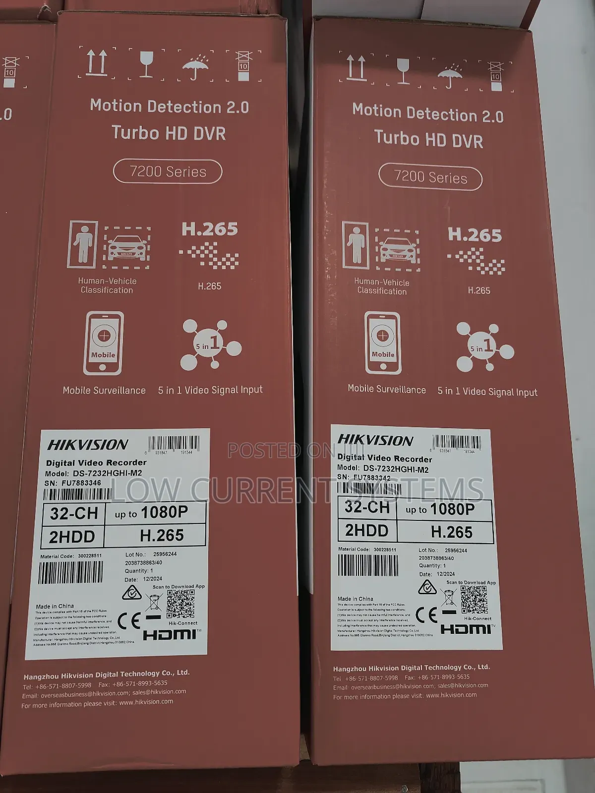 Hikvision 32channel DVR 2mp 1080p Acusence Analog
