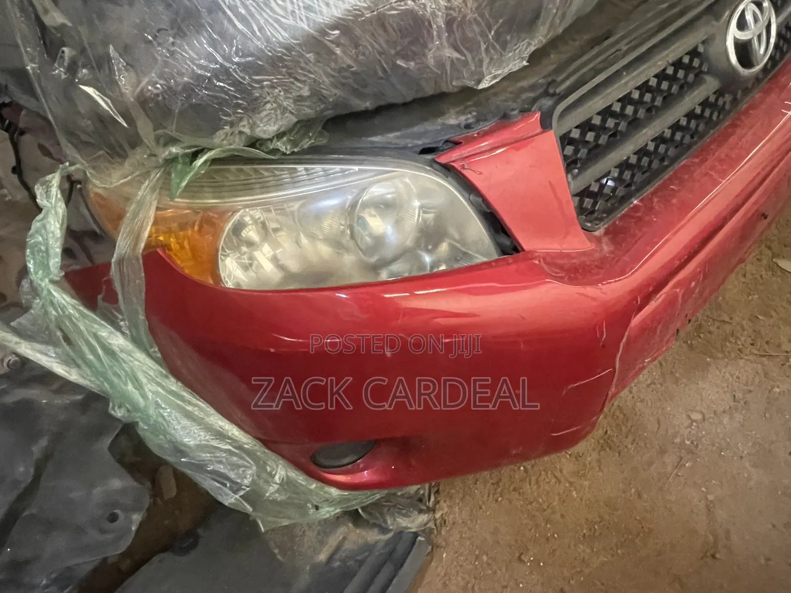 Toyota Rav4 2008 Front Cut Available as Seen
