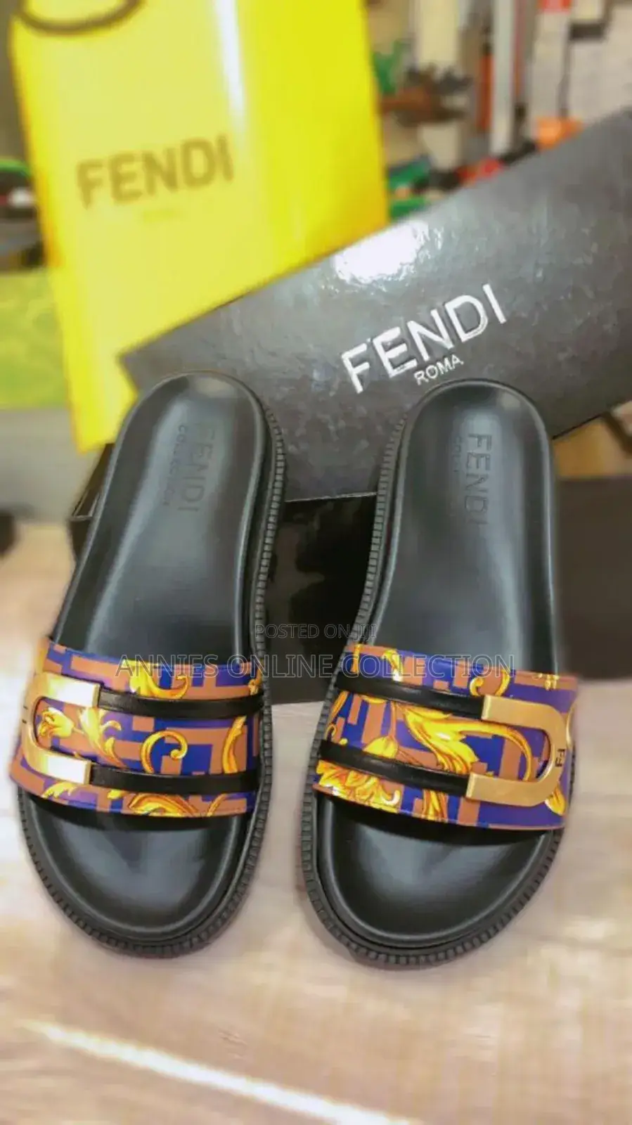 Original Designer Slippers in Box