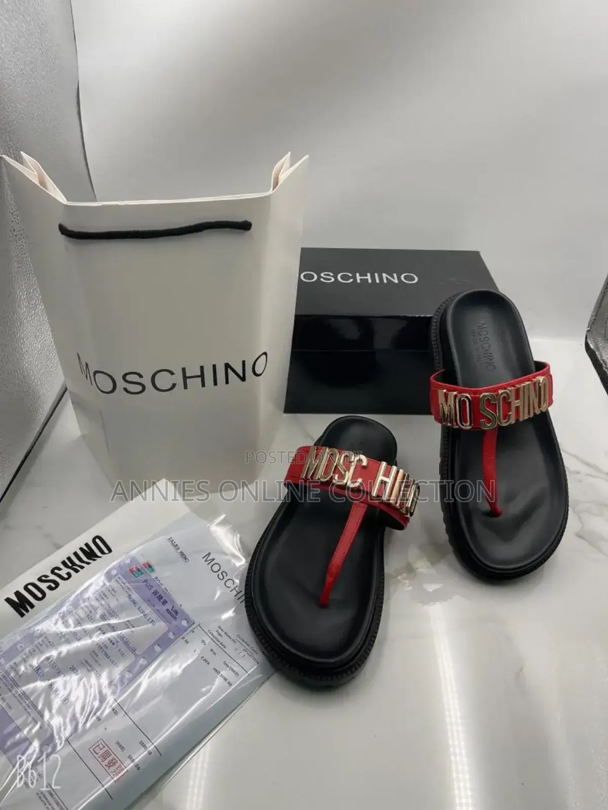 Original Designer Slippers in Box