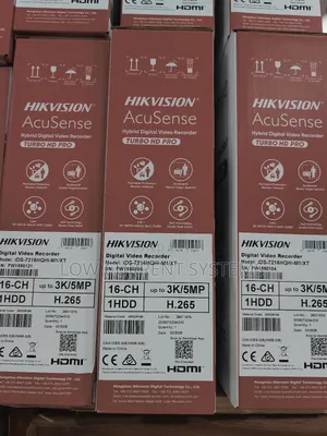 Hikvision 16 Channel DVR 5mp Acusence Two Ways Audio Ai