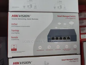 Hikvision Switch 4 Port Gigabyte Smart Managed Poe