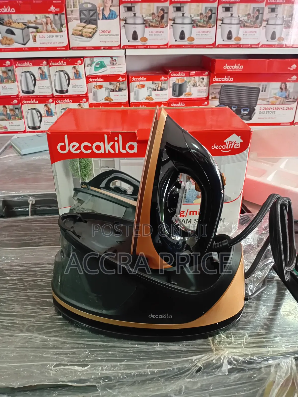 Decakila 40g/Min Steam Station Steam Iron