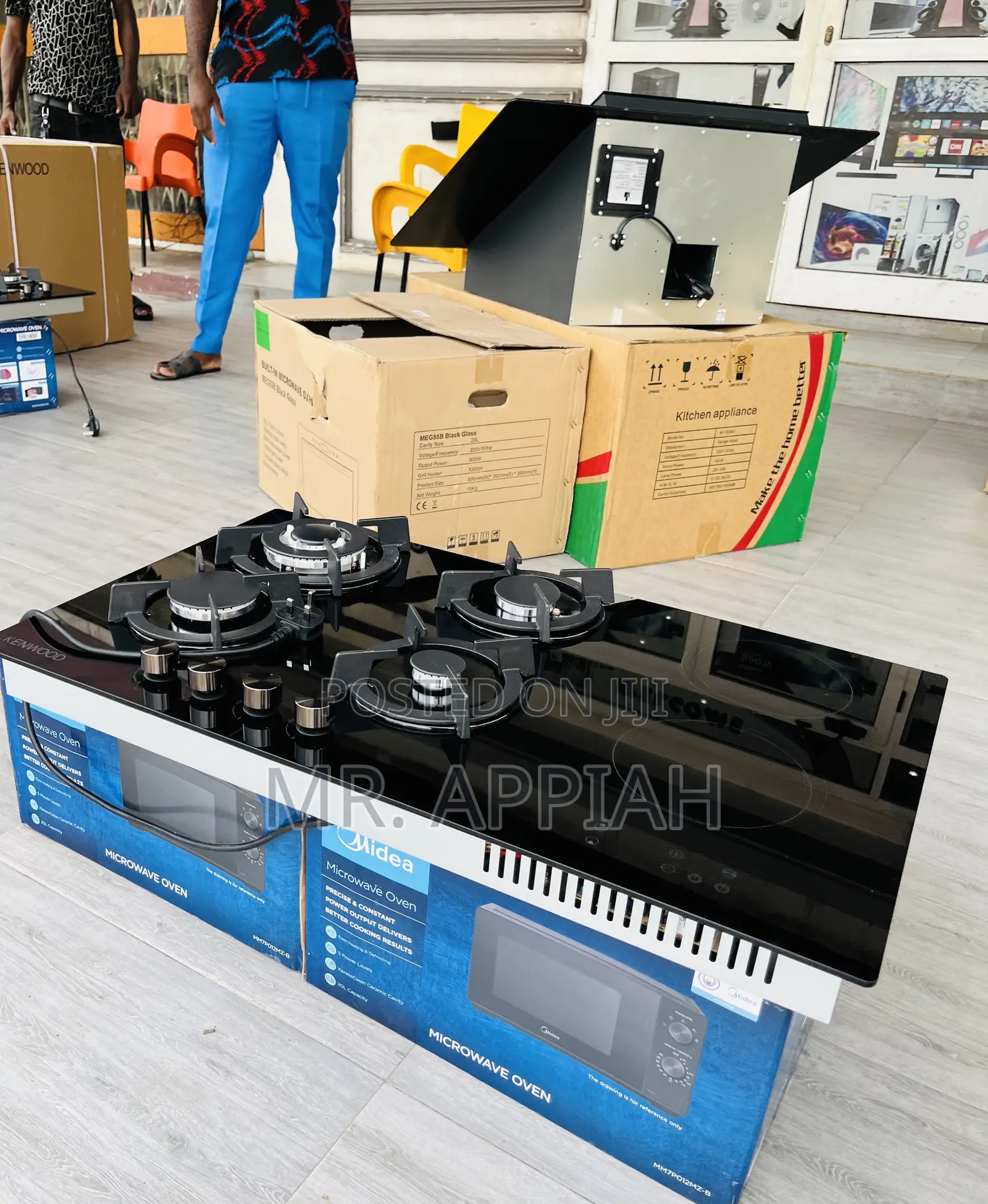 Purchase Kenwood 2 Electric + 4 Gas Ceramic Glass Hob.